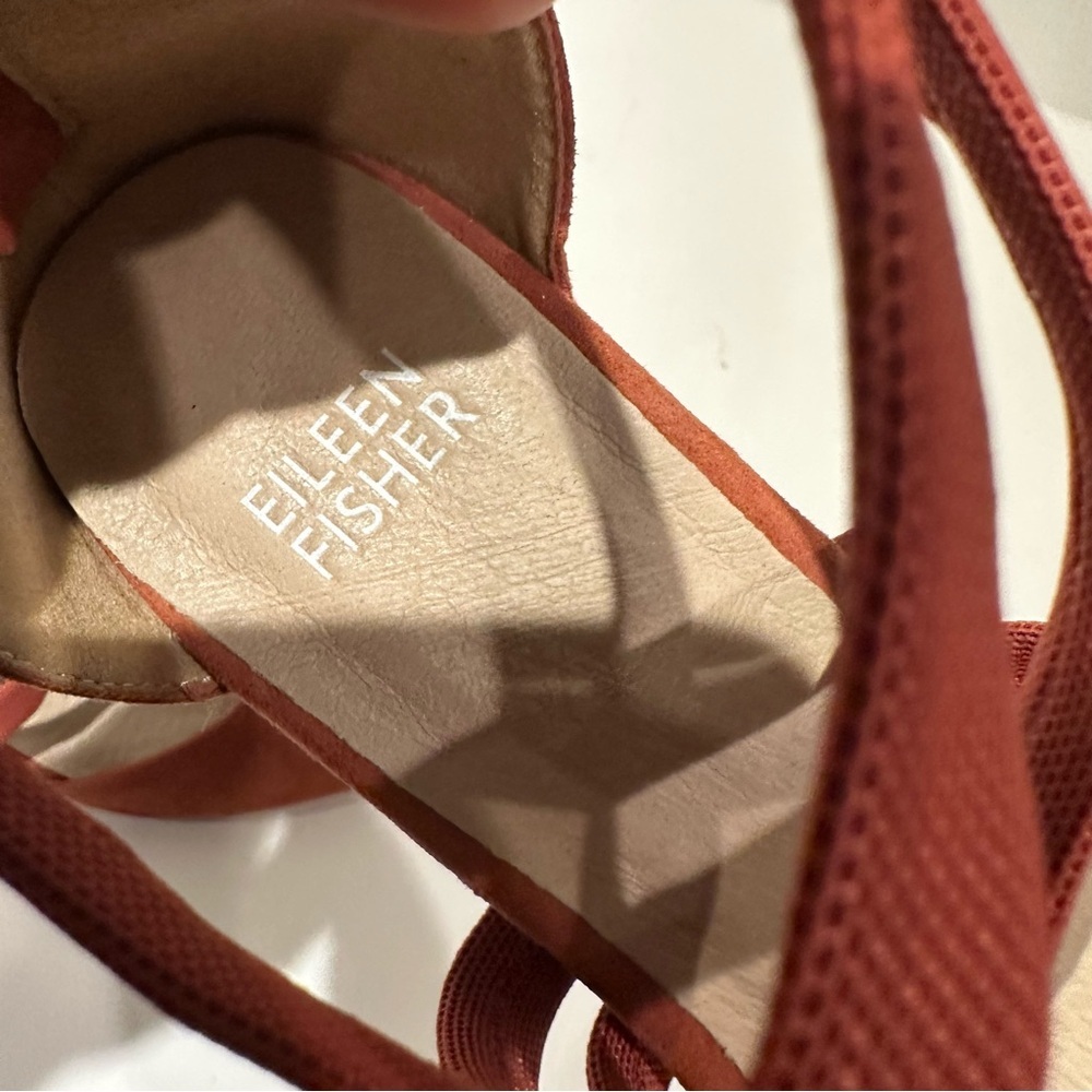 Eileen Fisher Women's Juku Pump in Cayenne - Picture 4 of 6